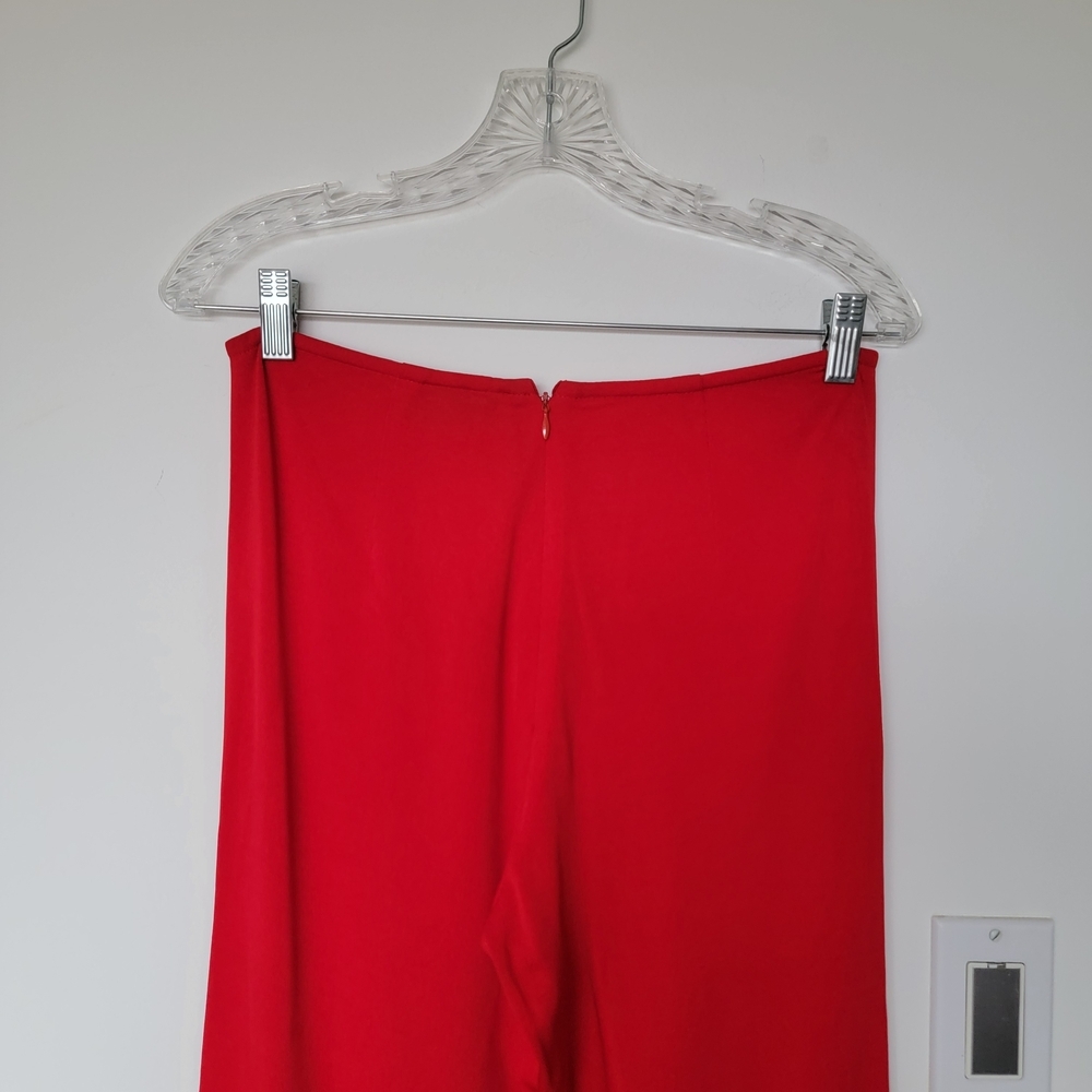 Women's Holiday Party Red Pants - Picture 7 of 8